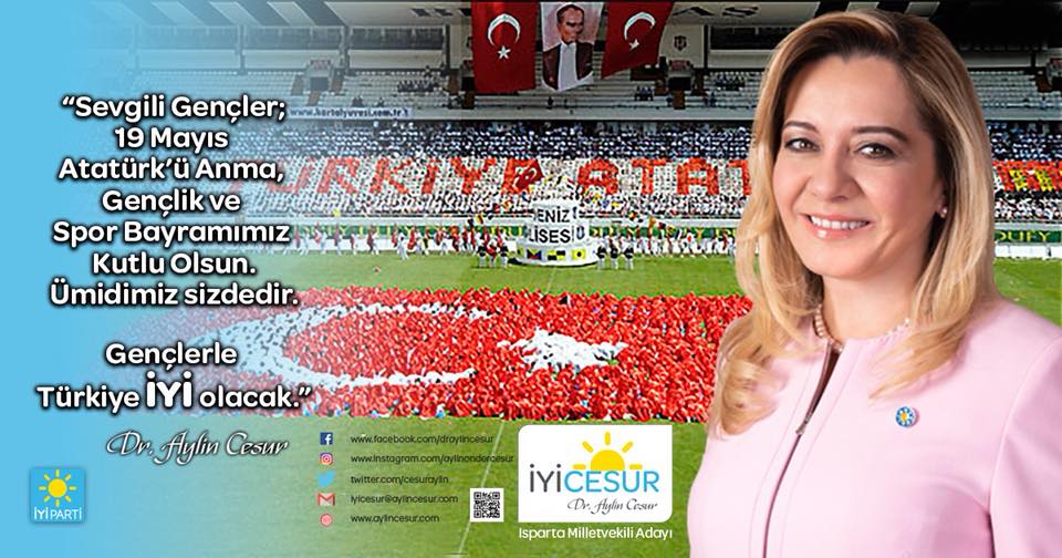 19 Mayıs Atatürk’ü Anma Gençlik ve Spor Bayramı kutlaması
