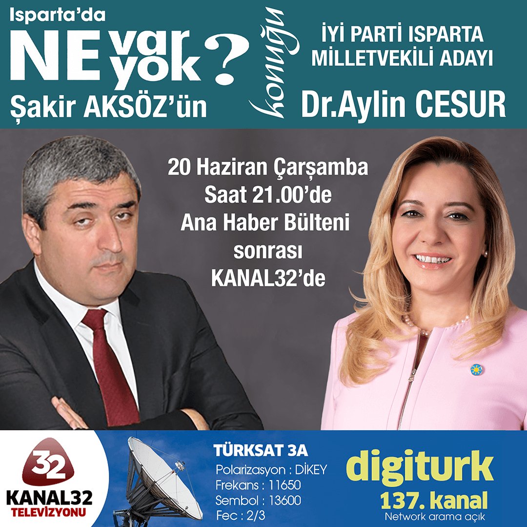 Isparta'da ne var ne yok? Şakir Aksözün'ün programına konuk olduk.