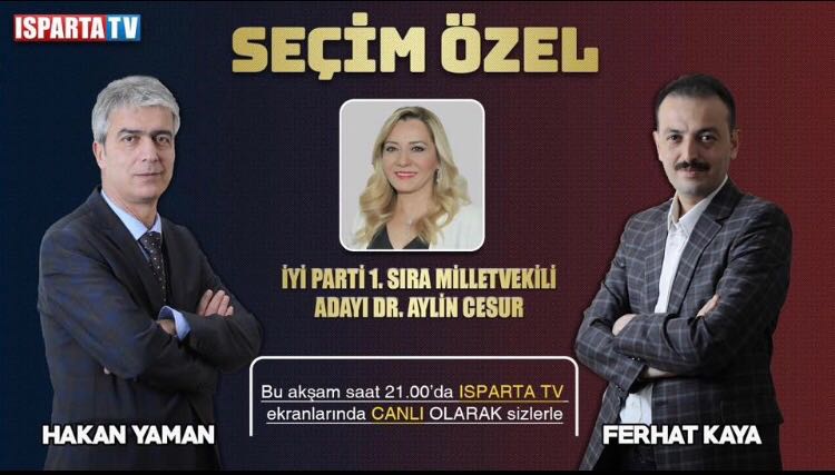 Isparta TV Seçim Özel Programındayız.